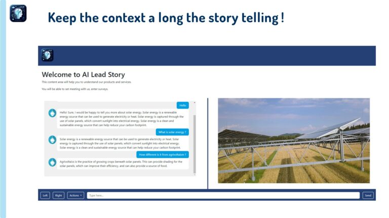 Use contectual information to engage with leads