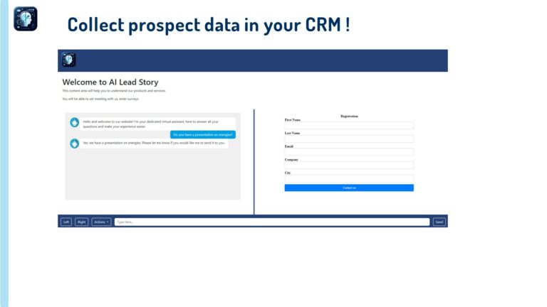 Integrate you Salesforce CRM, Microsoft CRM or other CRM tools